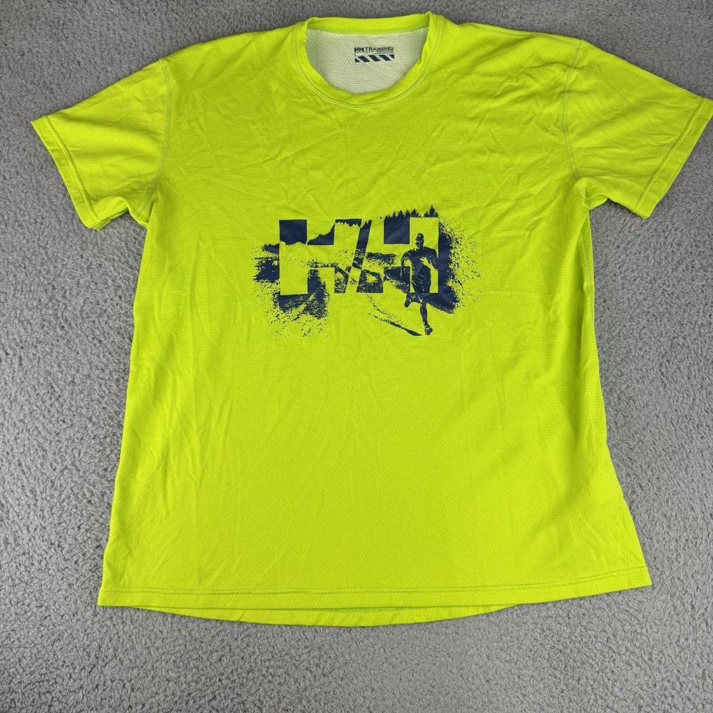 Helly Hansen Yellow/green Bright Training Shirt Men's Size Large